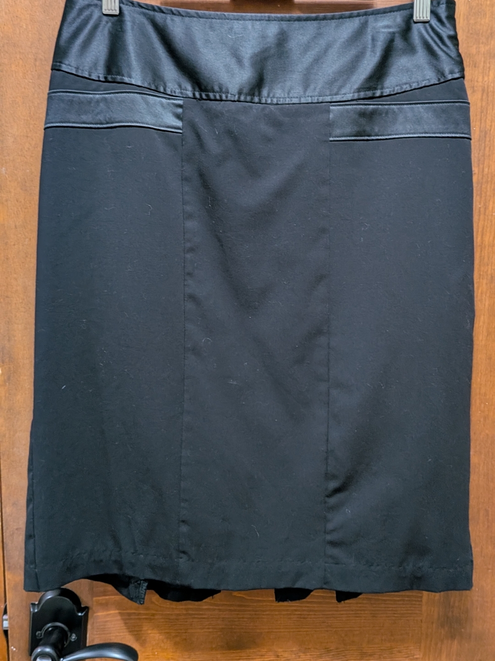 Worthington Black Pencil Skirt with Paneled Waist